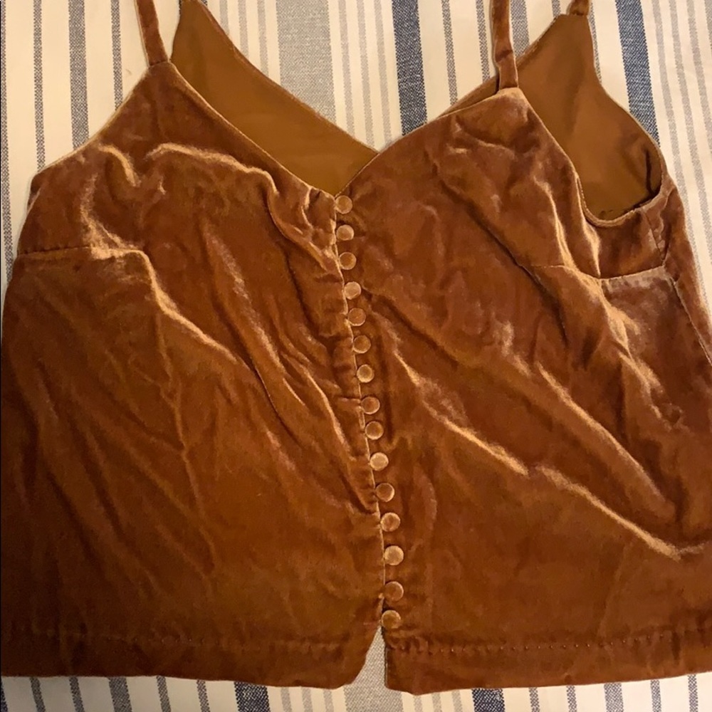 Madewell velvet tank